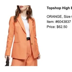 Top Shop Highbreak blazer Size US6